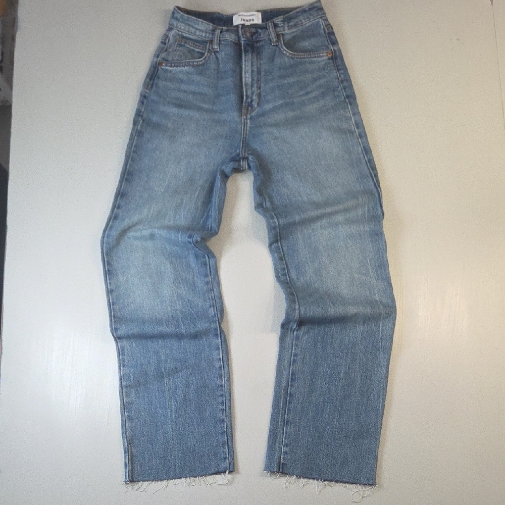 Reformation Elan Ultra High Rise Straight Leg Jeans